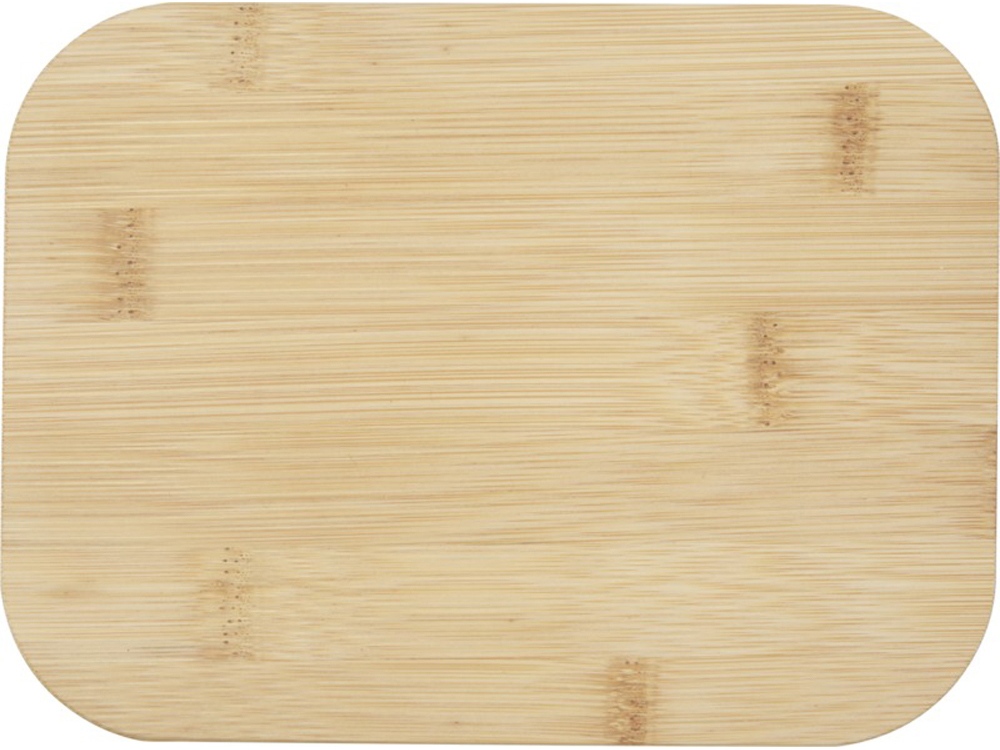 Roby Стеклянный контейнер для завтрака с бамбуковой крышкой - Natural / прозрачный-1