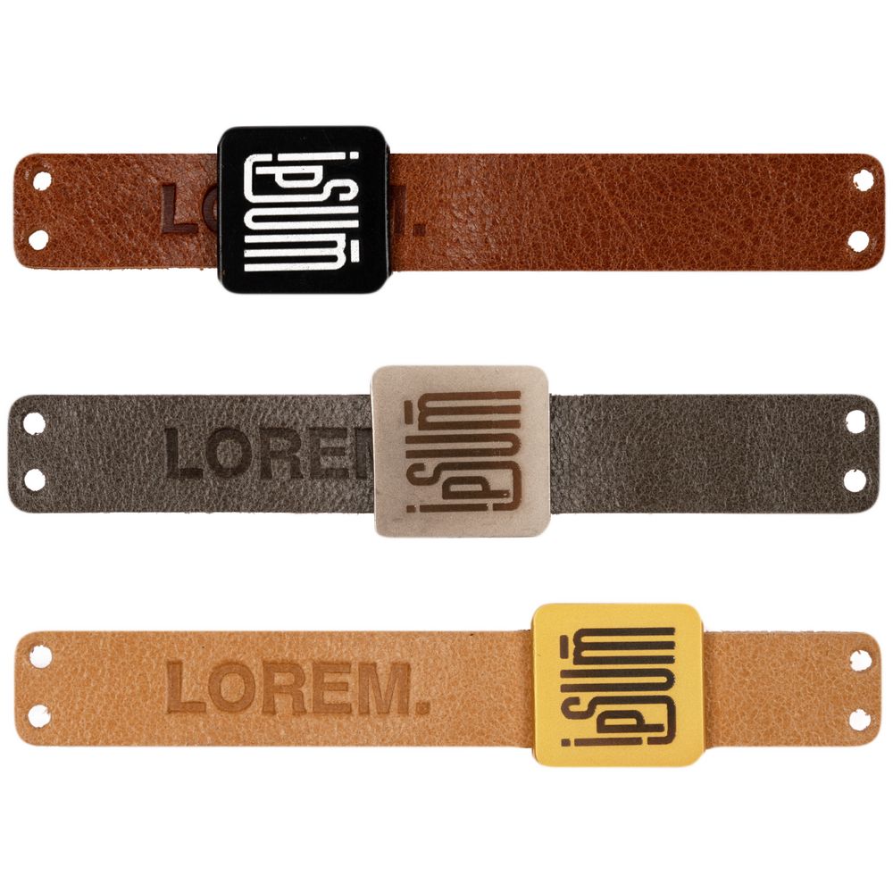 Лейбл кожаный Beta, XS, горчичный-2