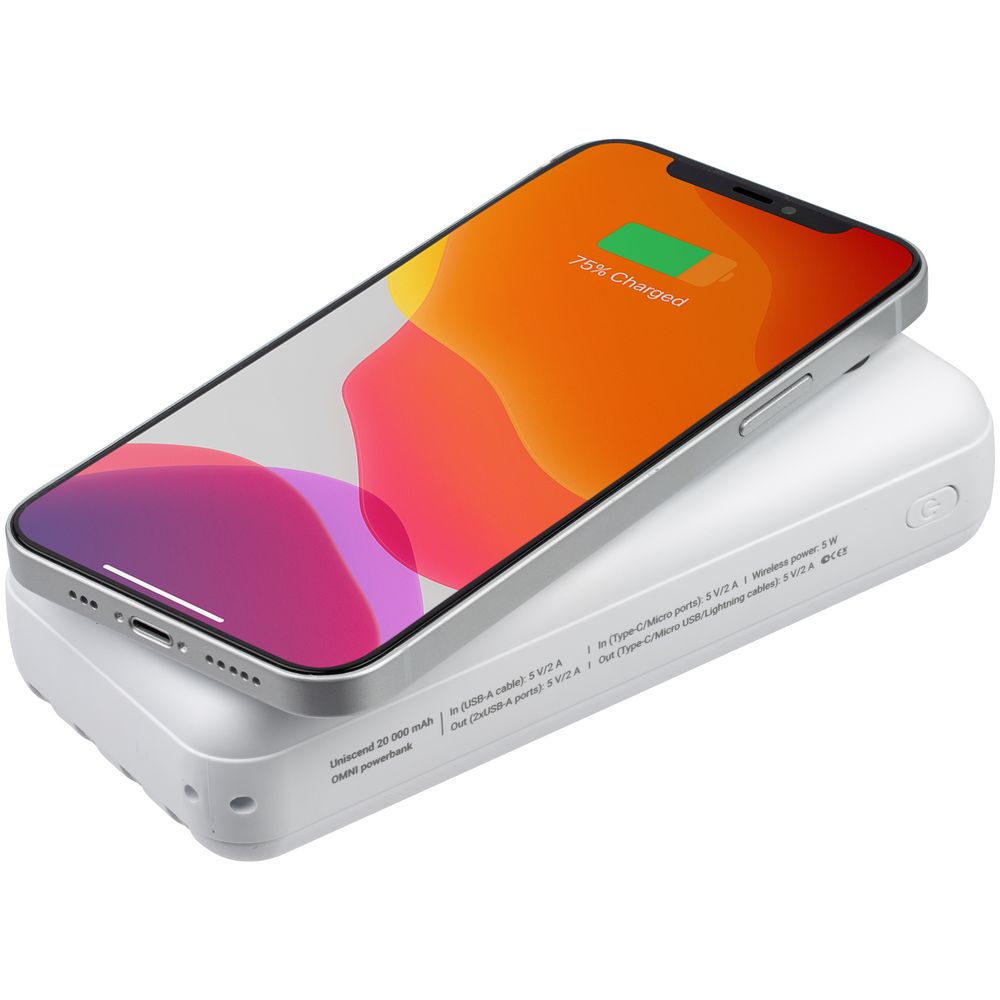 Внешний аккумулятор Omni XL 20000 мАч, белый-2