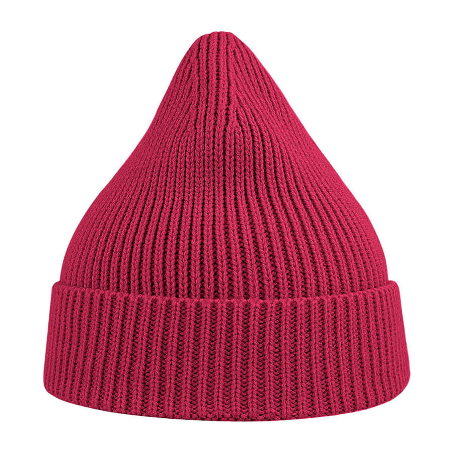 Шапка ANDY с отворотом, бордовый-1