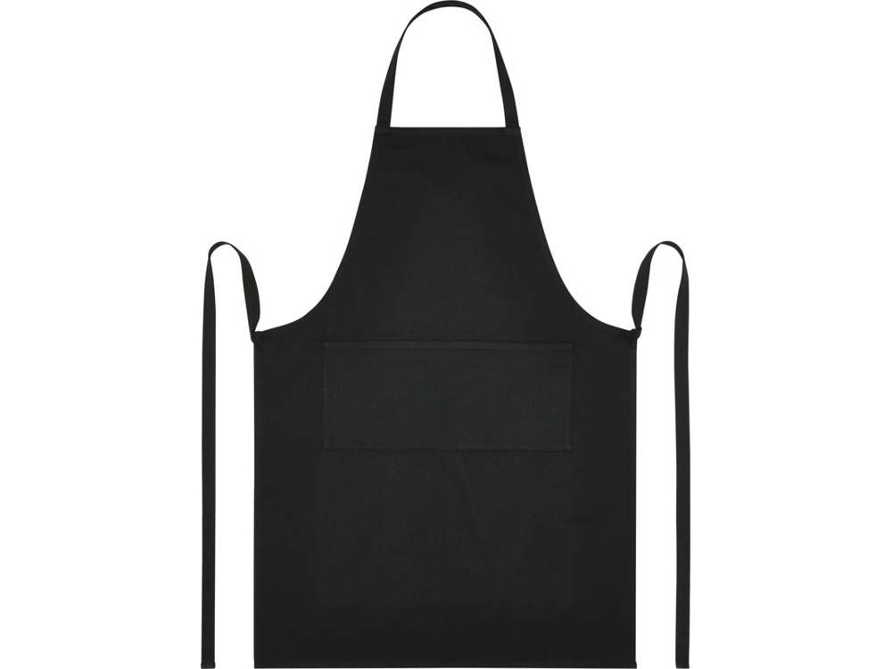Shara 240 г/м2 Aware™ фартук из переработанного материала - Черный-1
