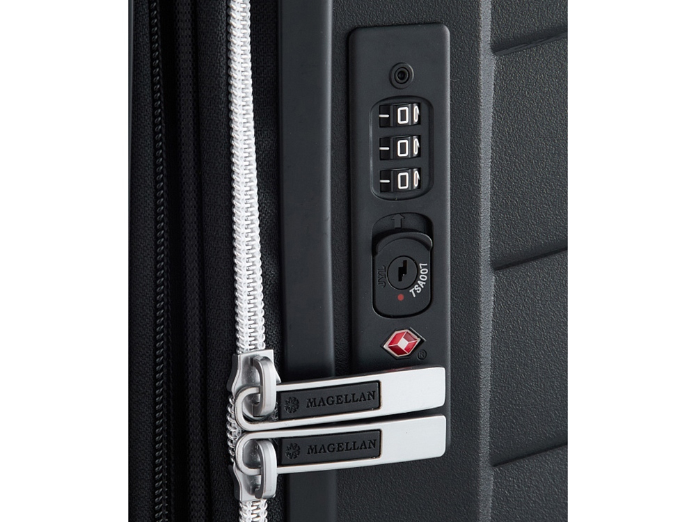 Чемодан 4-х колесный, Magellan, VICTORIA, 117л, черный-7