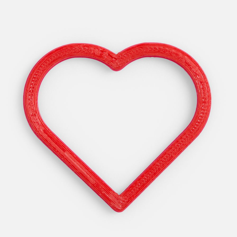 Подвеска Contour, 3D-печать на заказ, сердце-0