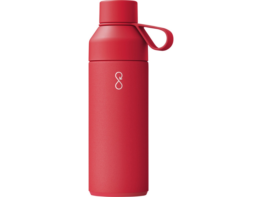 Бутылка для воды Ocean Bottle объемом 500 мл с вакуумной изоляцией, красный-0
