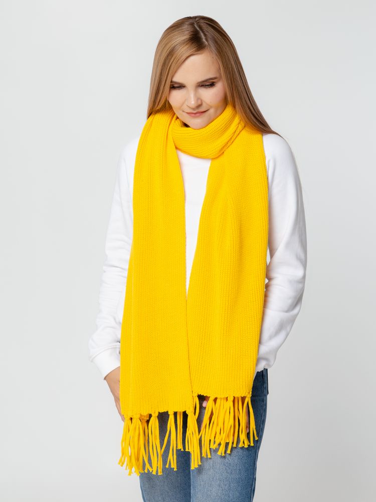 Шарф Flette, желтый-5