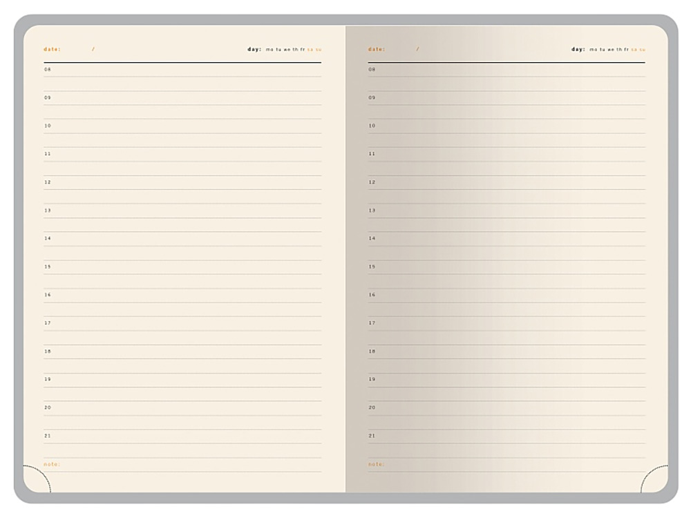 Ежедневник недатированный А5 Parliament, бордовый-1