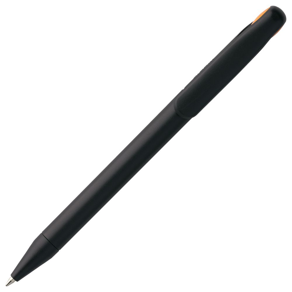 Ручка шариковая Prodir DS1 TMM Dot, черная с оранжевым-3