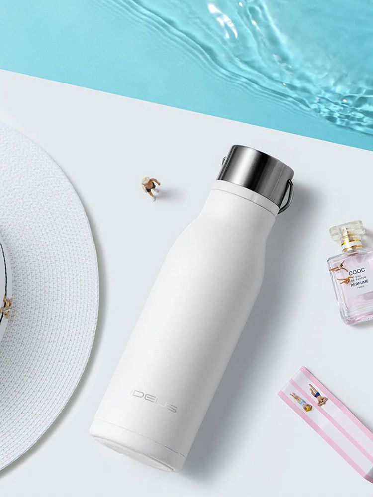 Термобутылка Tabenodo, белая-3