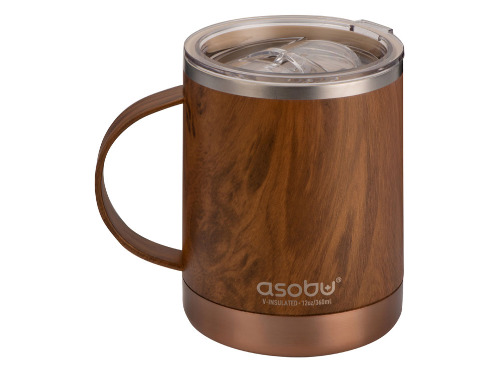 Термокружка ULTIMATE, 360 мл, дерево-1