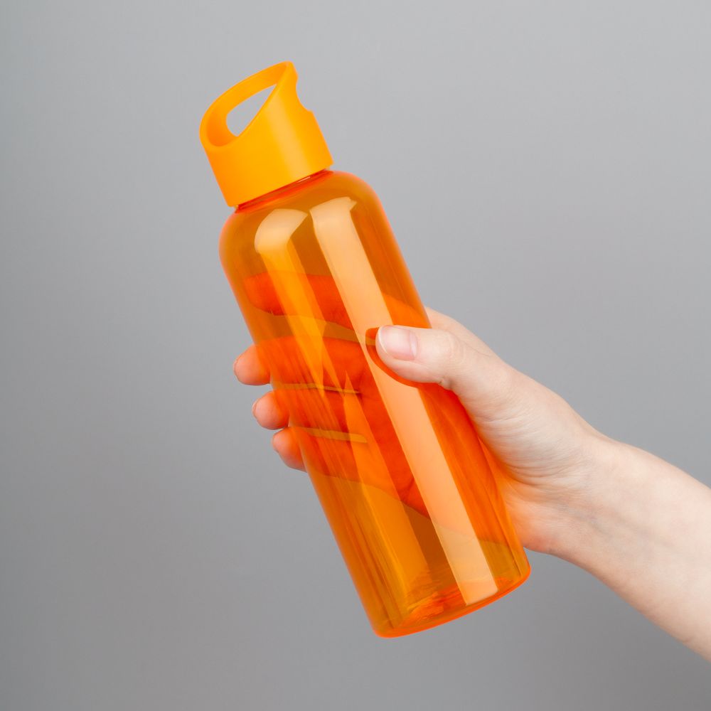 Бутылка для воды Plaske, оранжевая-3