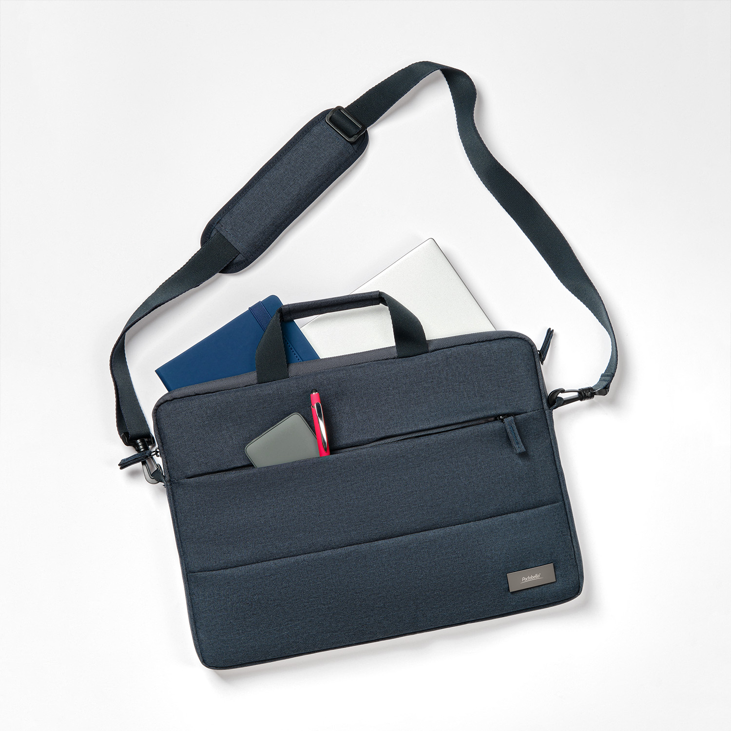 Сумка для ноутбука Fabio, синий-9