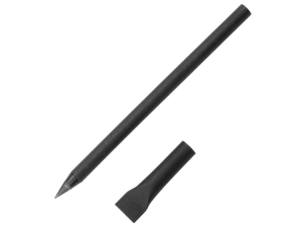 Вечный карандаш из переработанной бумаги Recycled pencil, черный-0