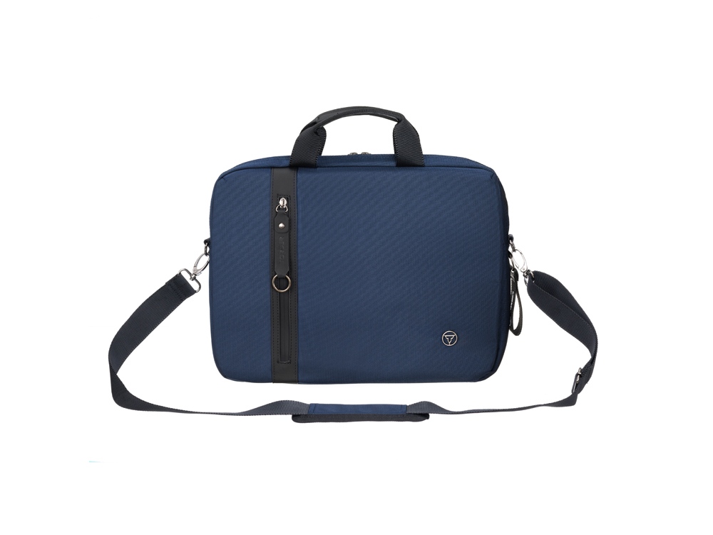Сумка для ноутбука TORBER VECTOR 15.6'', синий, нейлон/полиэстер, 40 x 5 x 30 см, 5л-5