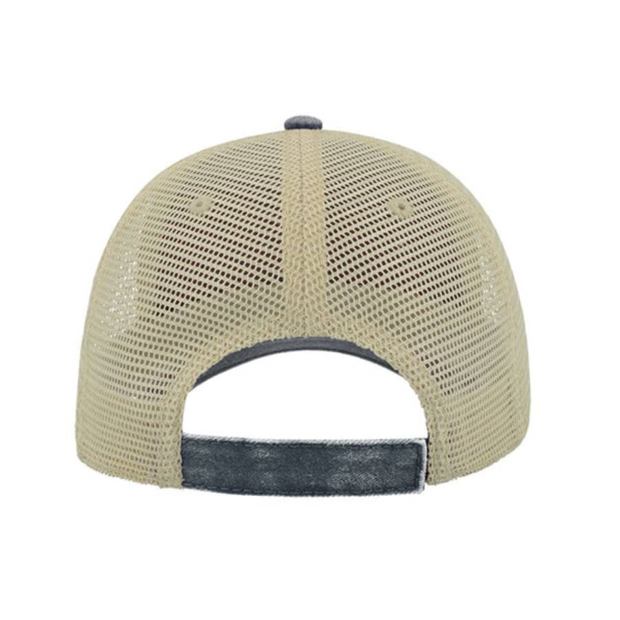 Бейсболка CASE, 6 клиньев, застежка на липучке, темно-синий-4