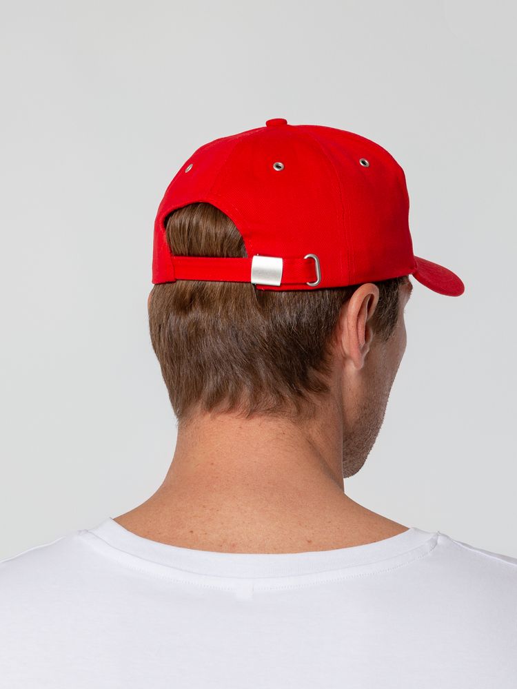 Бейсболка Standard, красная-3