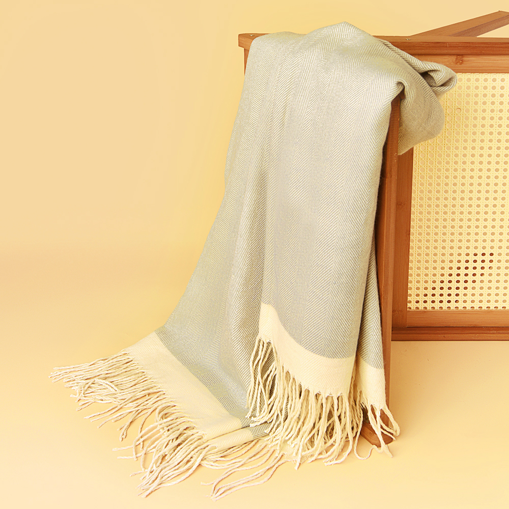 Плед акриловый WINTER, Серый-6