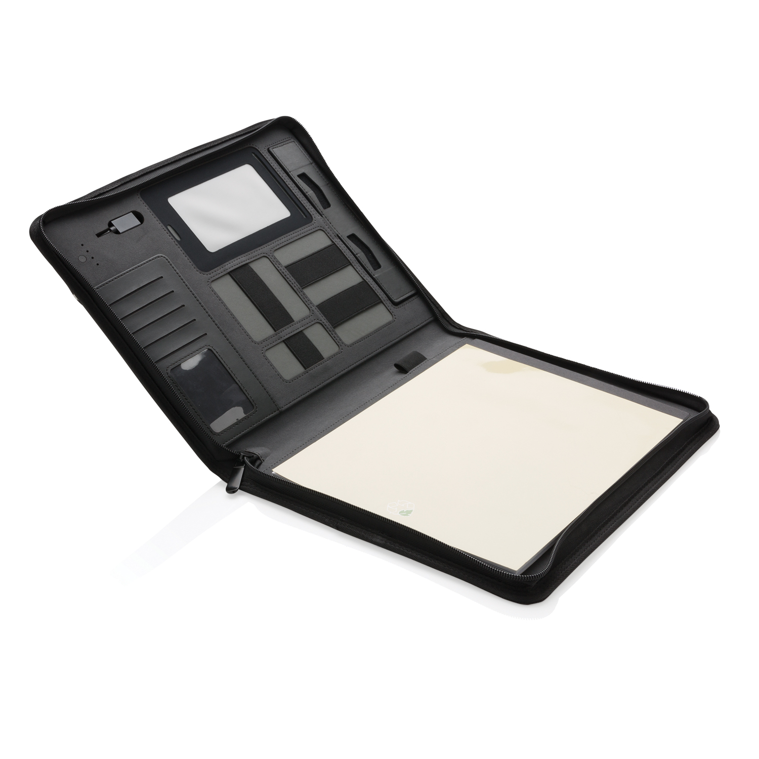 Папка для документов с зарядным устройством Tech-4