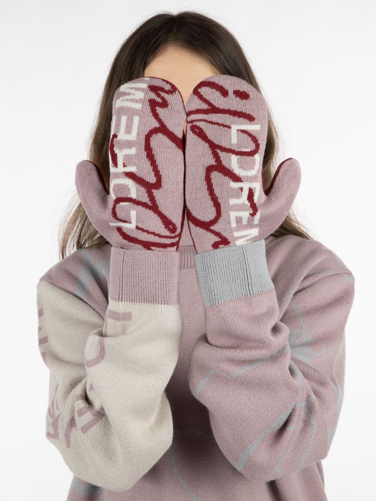 Варежки на заказ Mani, полушерсть-0