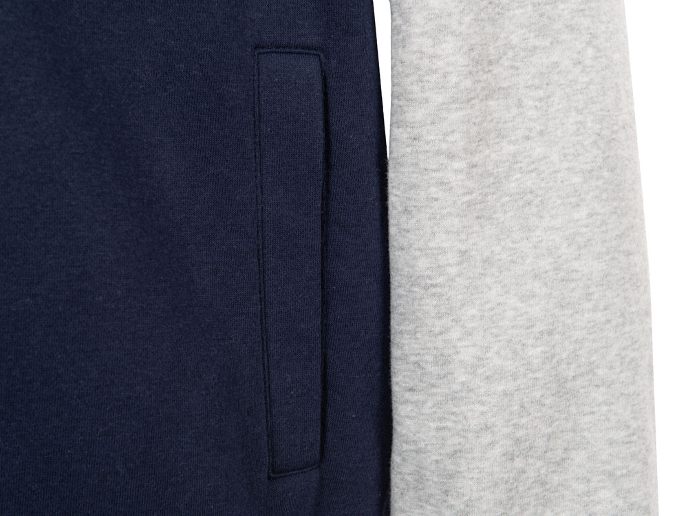 Бомбер Oxford, темно-синий/серый меланж, унисекс-13