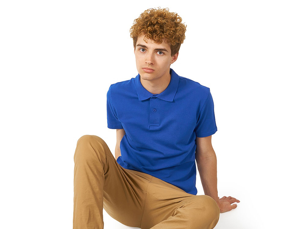 Рубашка поло Laguna мужская, классический синий (2145С)-1