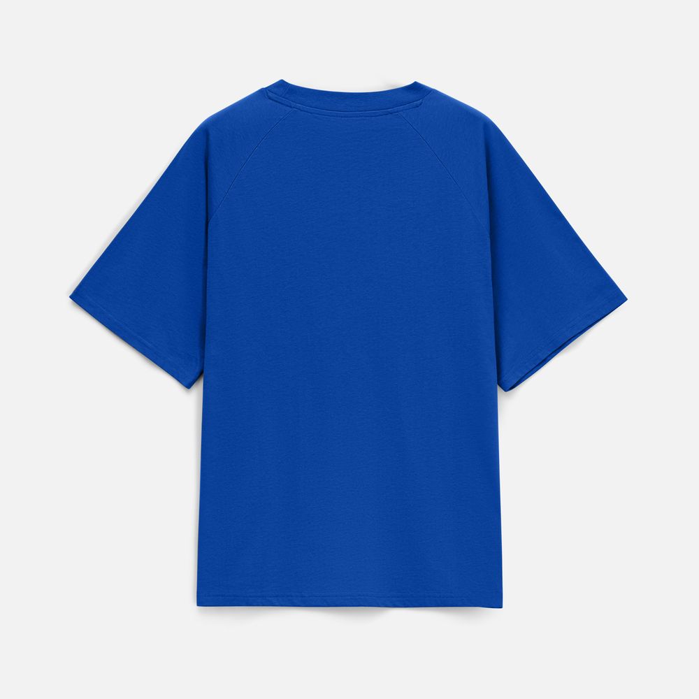 Футболка унисекс оверсайз T2, синяя-3