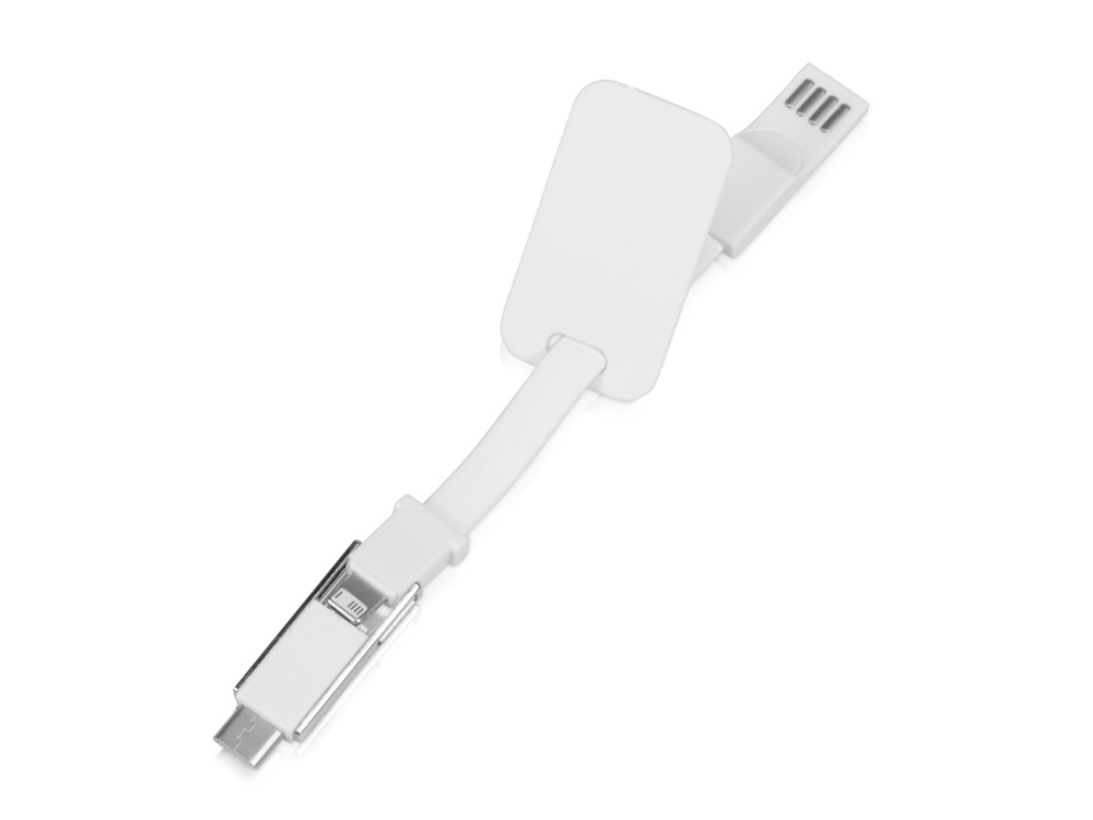 Зарядный кабель 3-в-1 Charge-it, белый-3