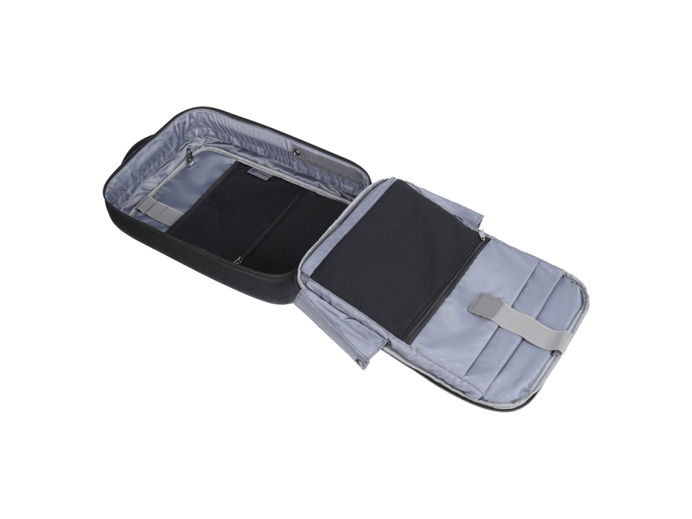 Рюкзак TORBER ВОЯЖ с отделением для ноутбука 15,6'', черный, нейлон/микрофибра, 30x12x42 см, 14л-5