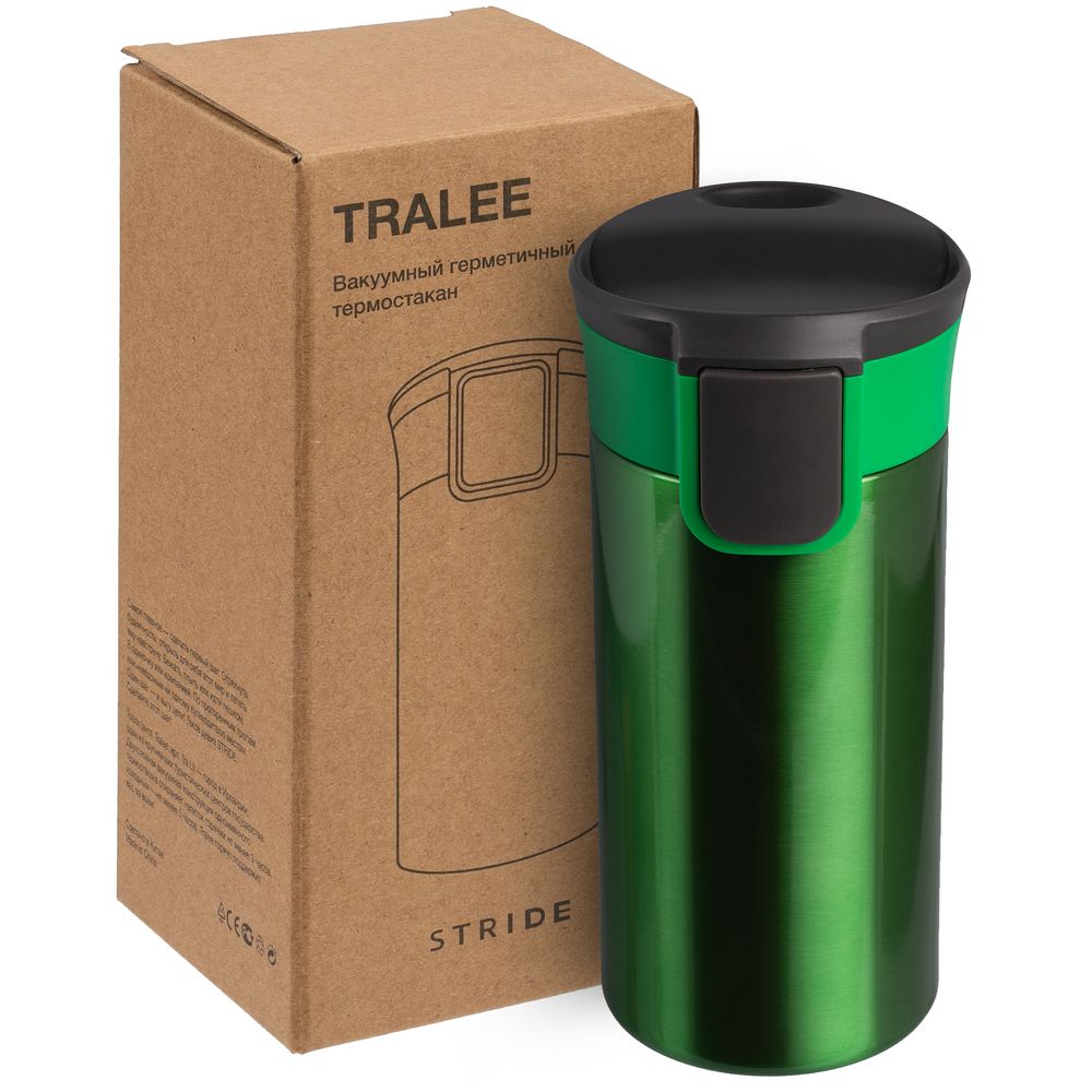Термостакан Tralee, зеленый-2