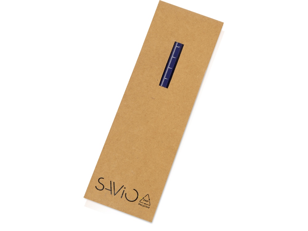 Вечный карандаш из переработанного алюминия Sicily, темно-синий-3