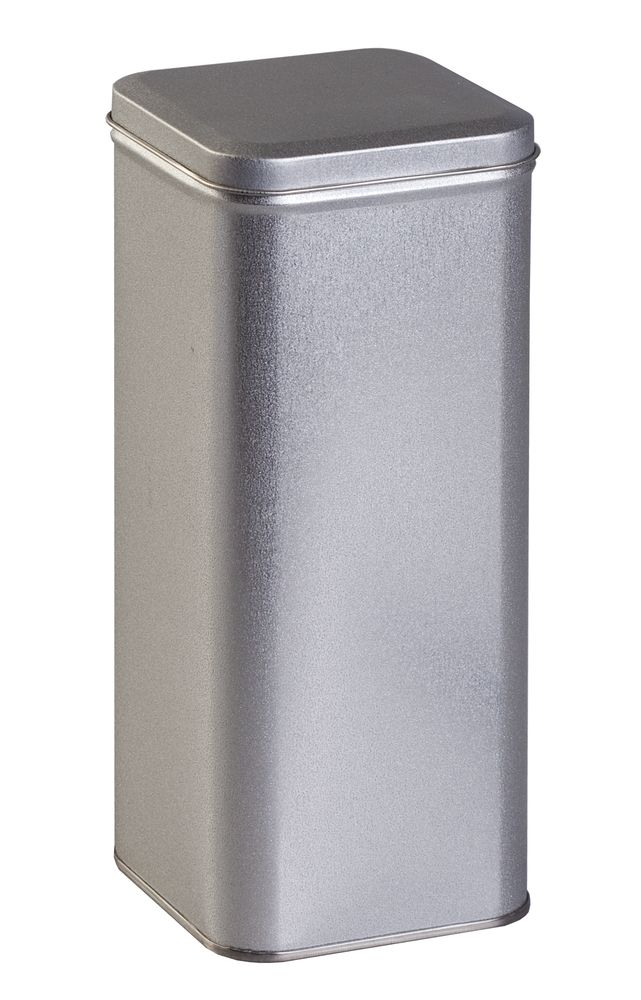 Коробка Pragmax High, прямоугольная, серебристая-0