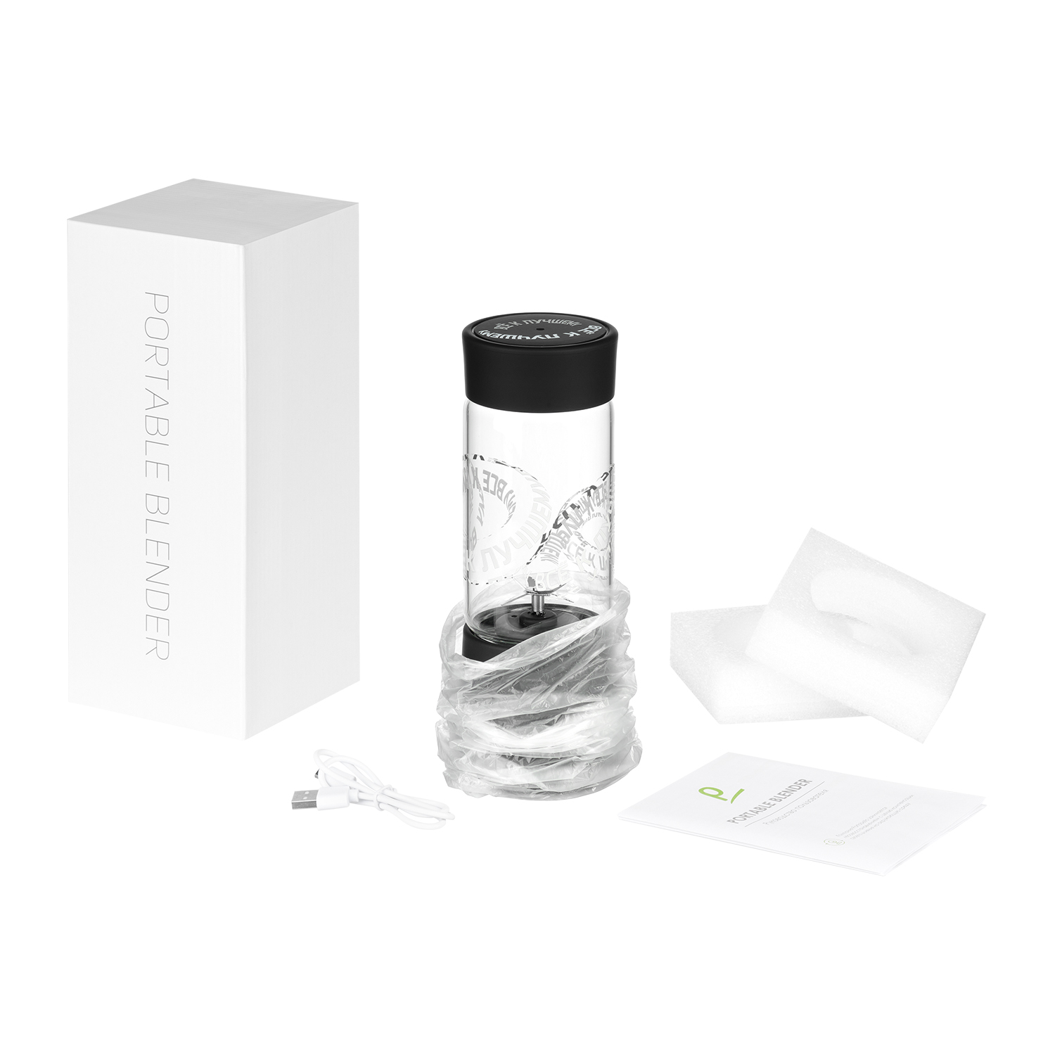 Блендер портативный Феличе (Felice), черный-14