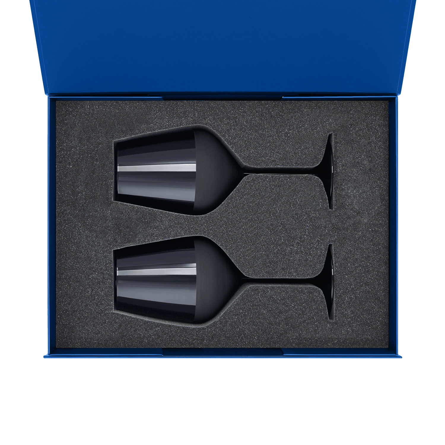 Подарочный набор 2 бокала для вина Сапфир (Sapphire) в синей коробке-1
