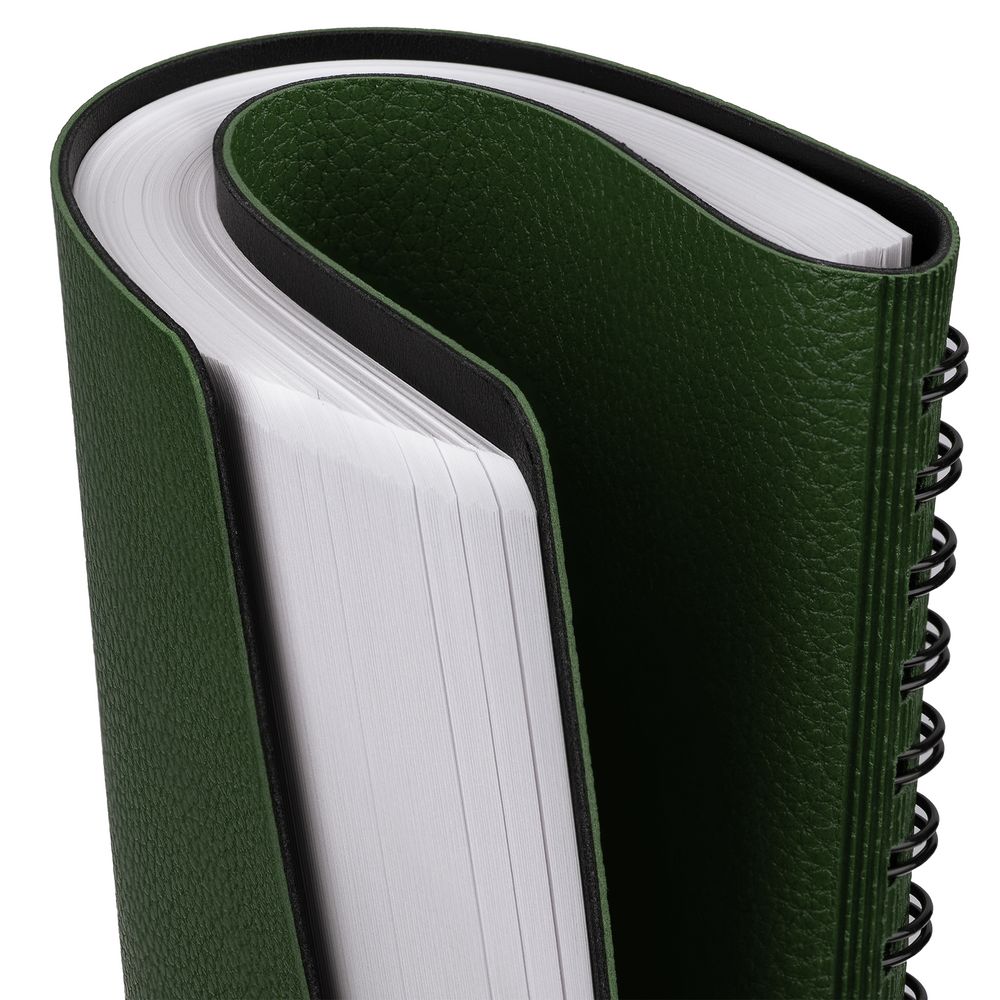 Ежедневник Strep Front на заказ, недатированный, зеленый-4