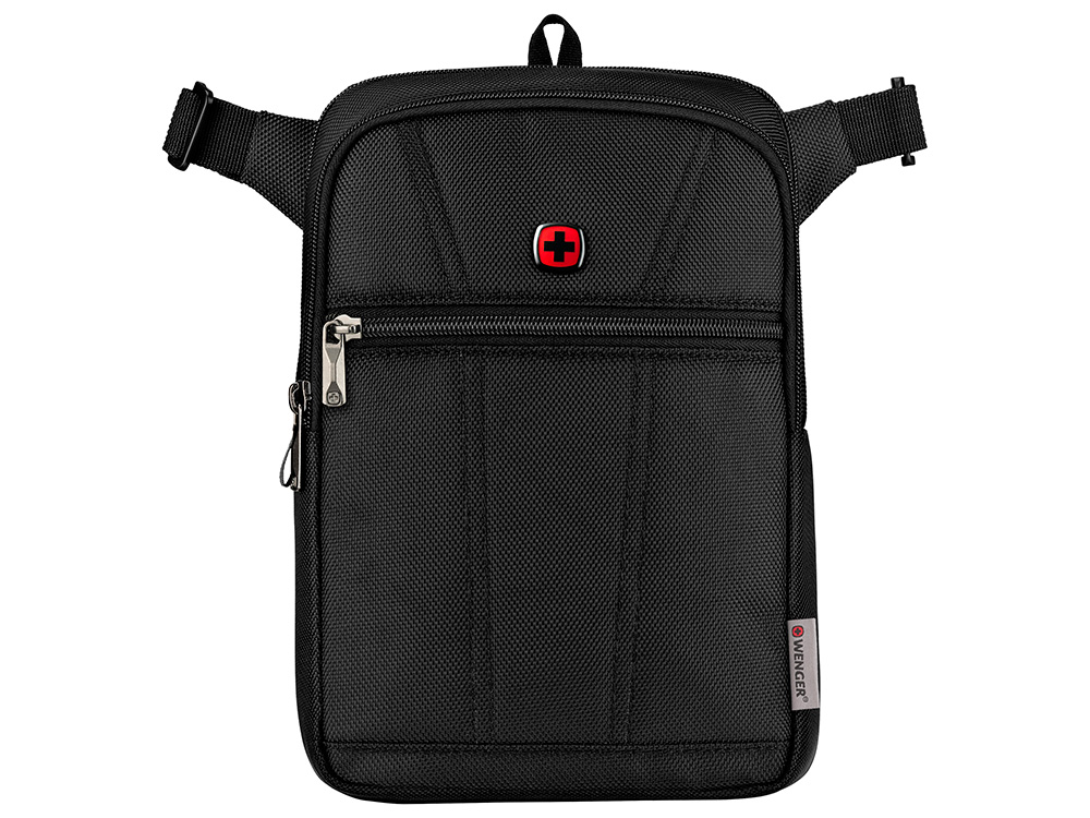 Сумка WENGER BC First для ношения через плечо,чёрный, 100% полиэстер, 21х28х9 см, 4 л-1