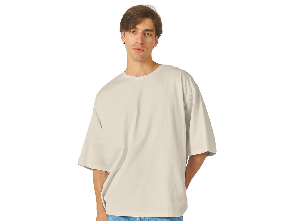 Футболка Berlin к/р оверсайз, 100% хлопок, 180гр, бежевый-1