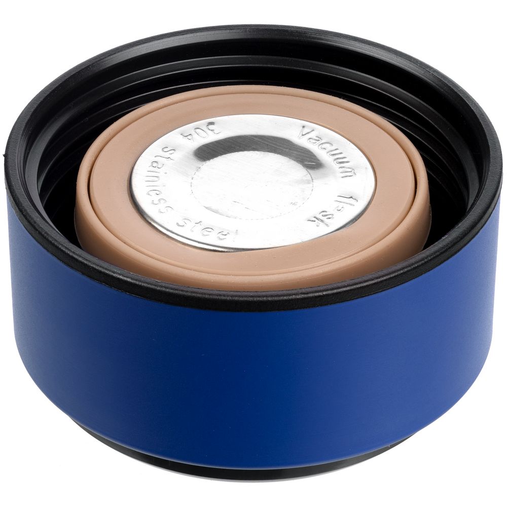 Смарт-бутылка с заменяемой батарейкой Long Therm, синяя-2