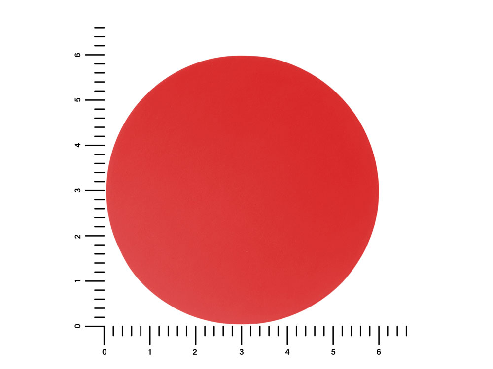 ПАТЧ КРУГ soft-touch (красный) 6,0 х 6,0 см-1