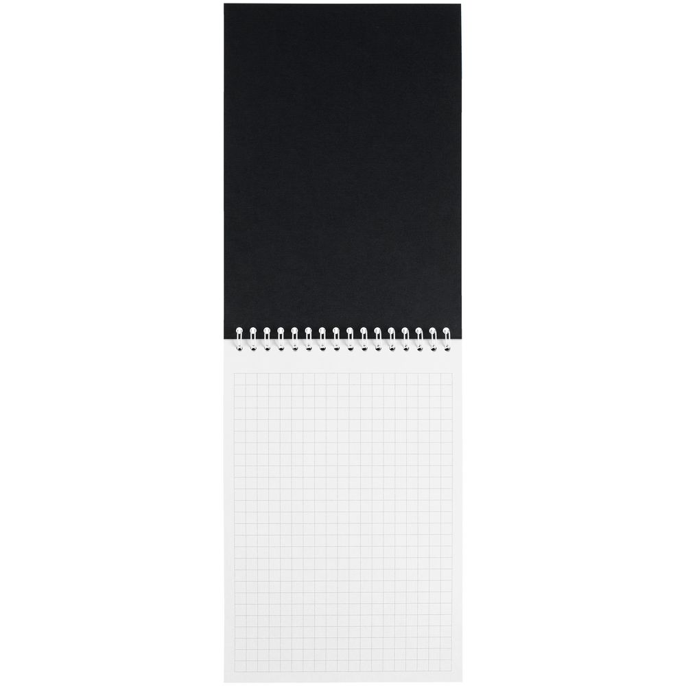 Блокнот Dali в клетку, черный-4