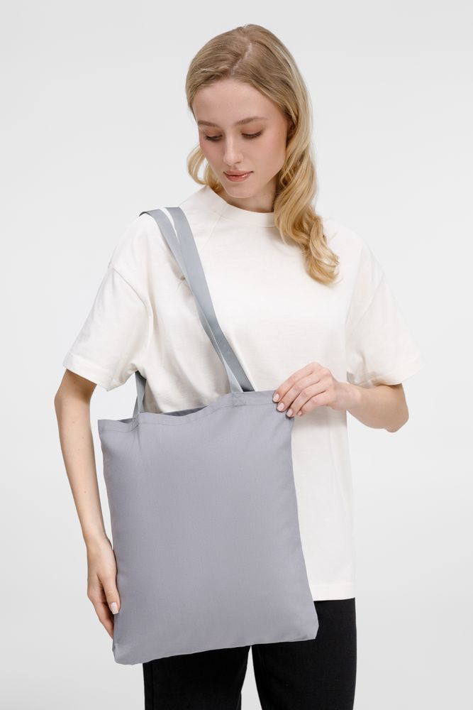 Шопер B4, серый с серыми ручками-1