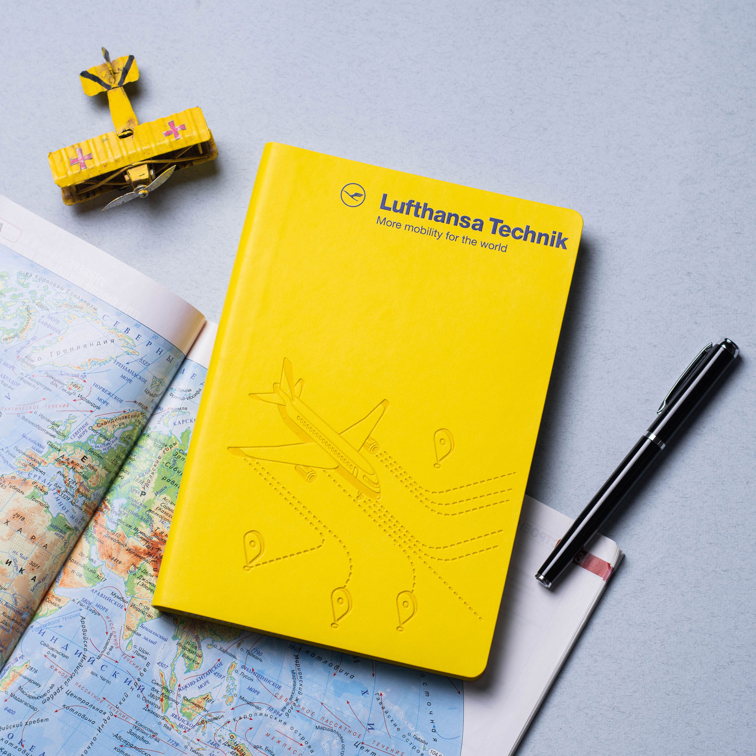 Ручка-роллер Sonata черная-5