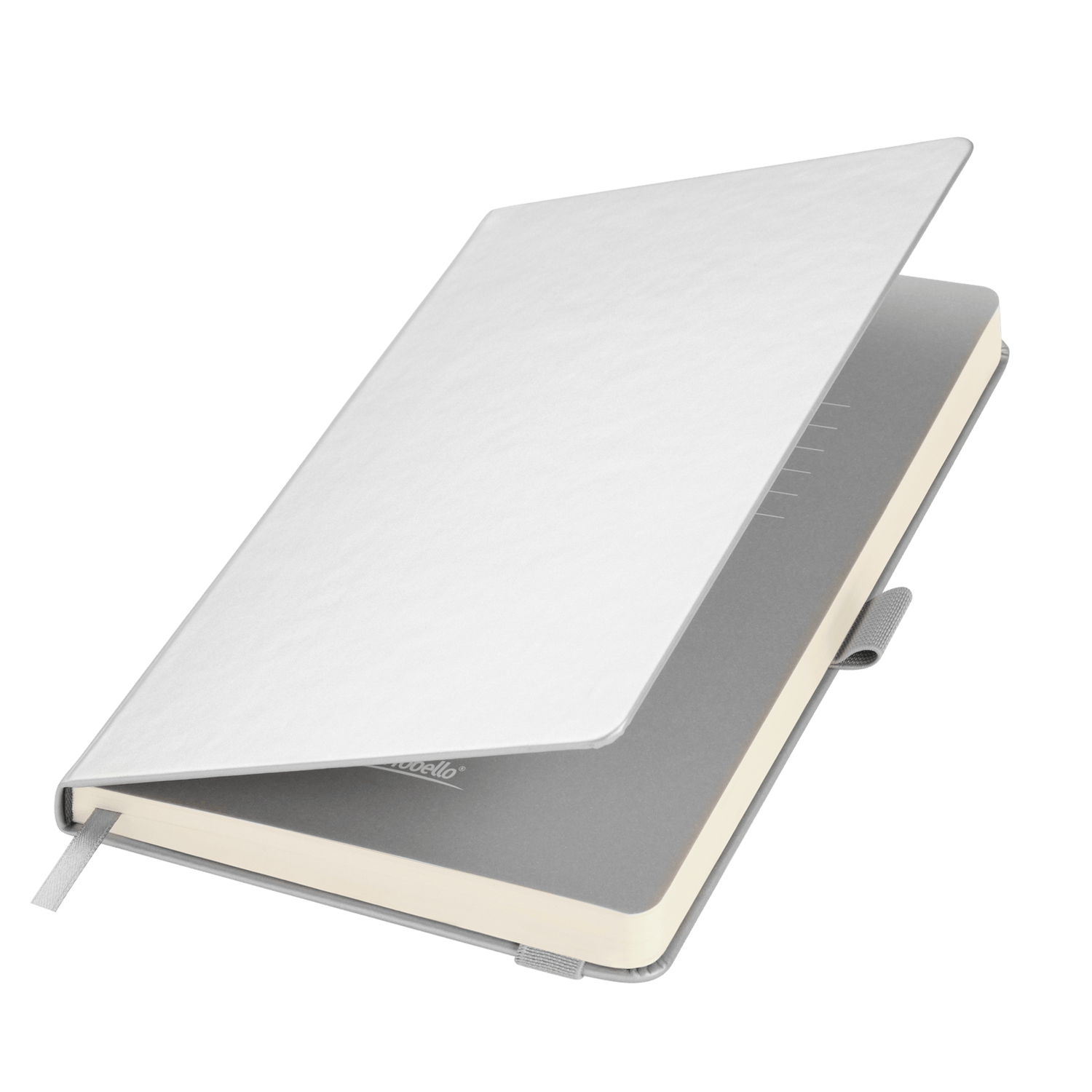 Ежедневник Alpha недатированный, серебро/серый-0