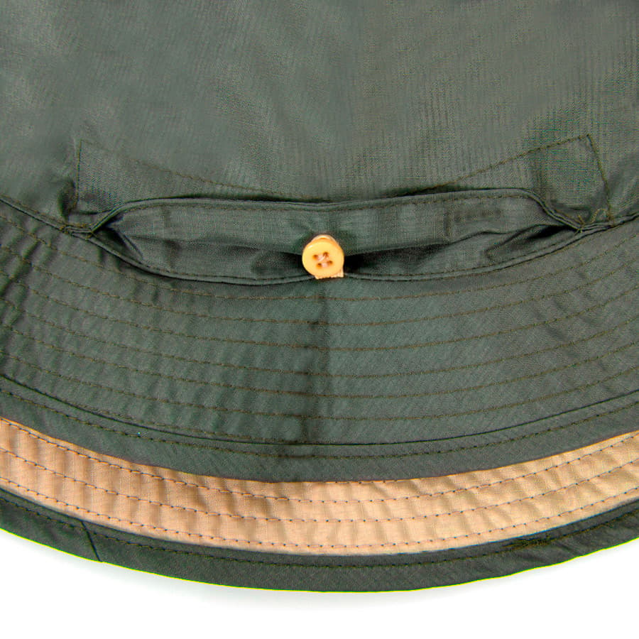 Панама BUCKET POCKET, оливковый, хаки-9