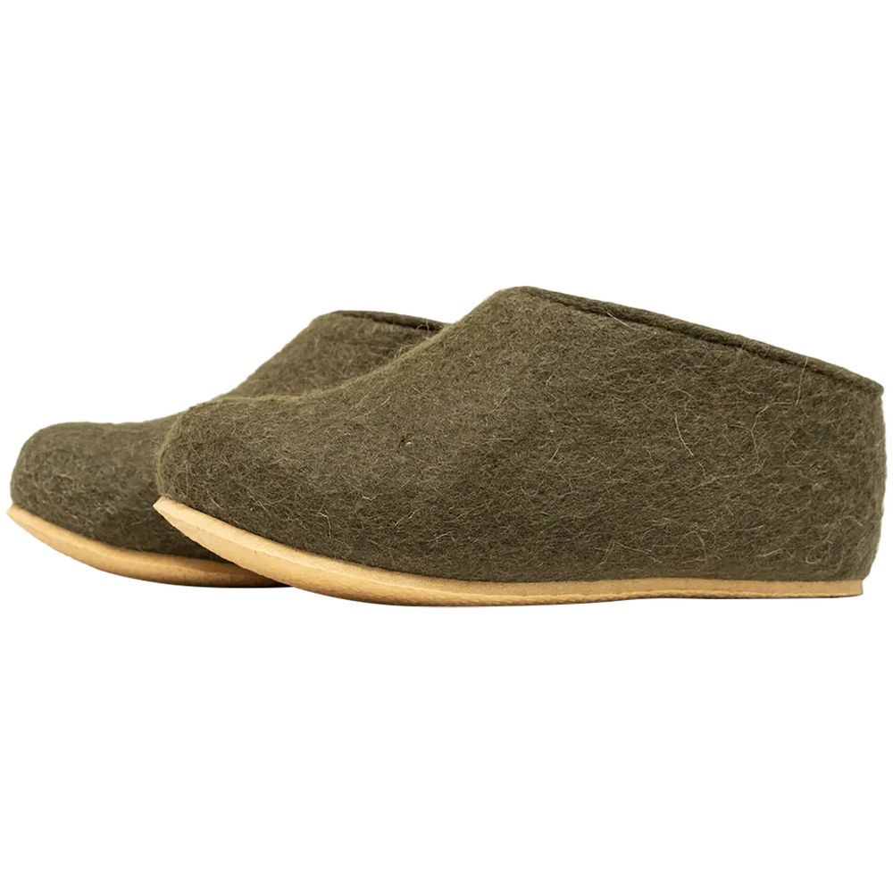 Домашние валенки Cant, зеленые (олива)-0