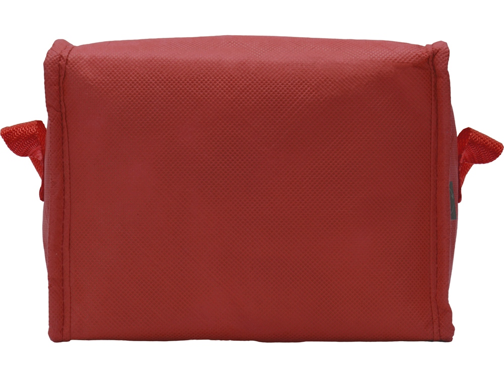 Сумка-холодильник Reviver из нетканого переработанного материала RPET, красный-5