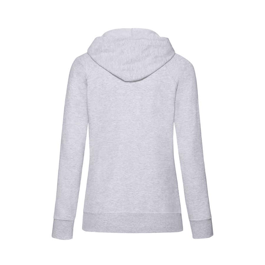 Толстовка женская без начеса LIGHTWEIGH HOODED SWEAT 240, серый меланж-4