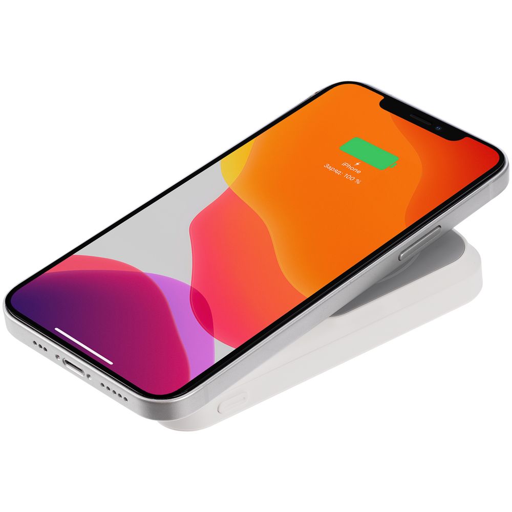 Магнитный беспроводной аккумулятор Top Force, 10 000 мАч, белый-1