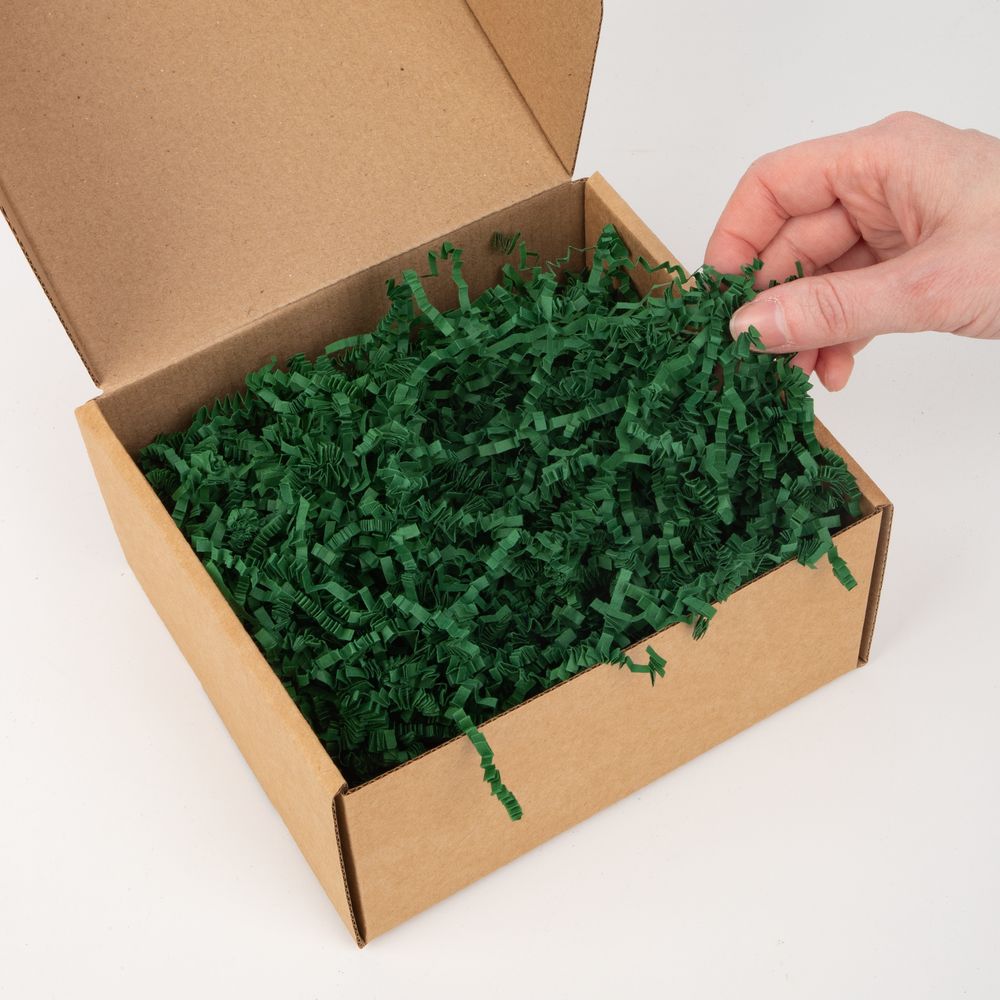 Бумажный наполнитель Chip, темно-зеленый (изумрудный)-2