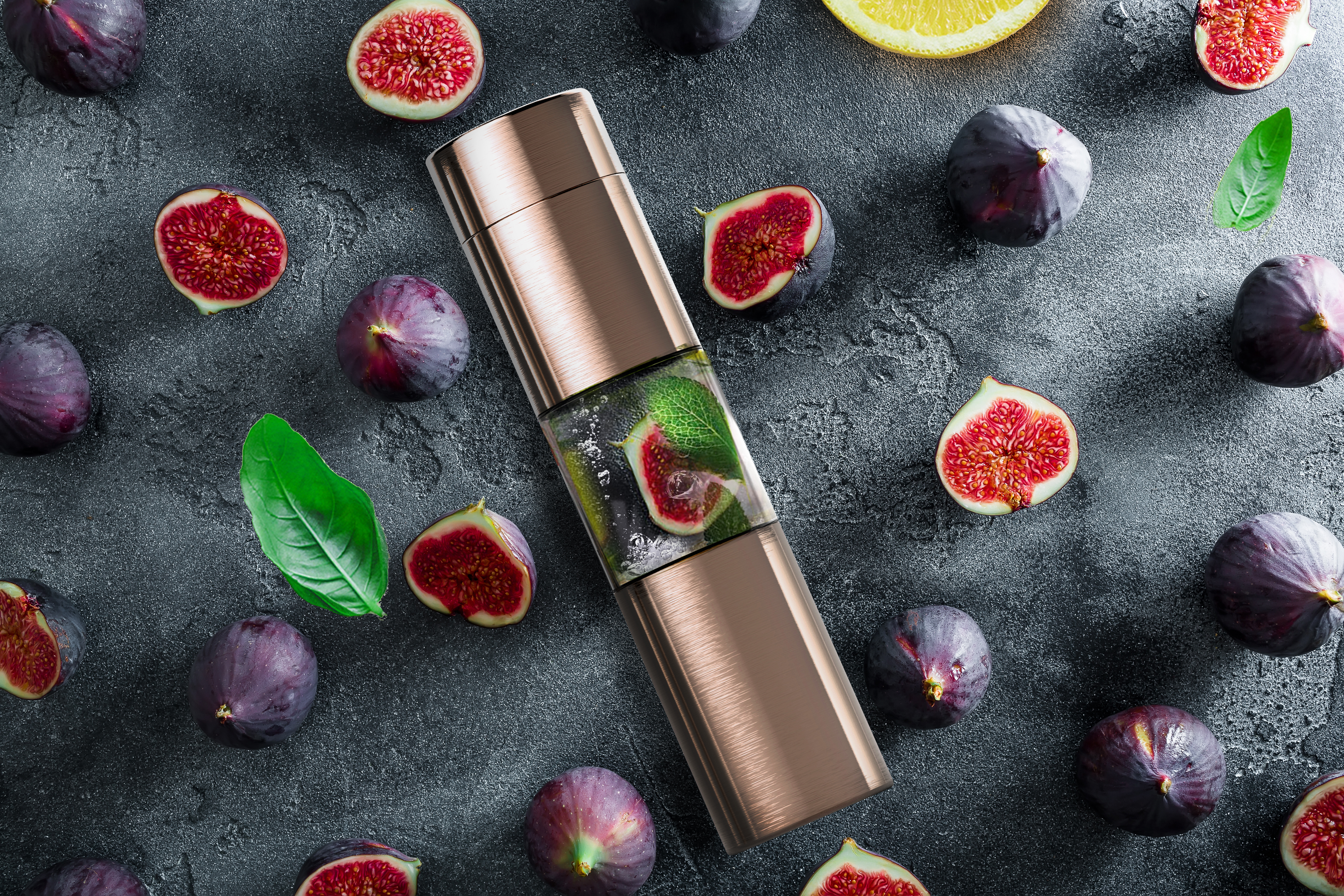 Термобутылка FLAVOUR U SEE, 460 мл, золотая-3