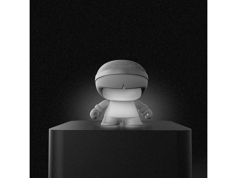 Портативная колонка X5 XOOPAR BOY STEREO, серебристый-3