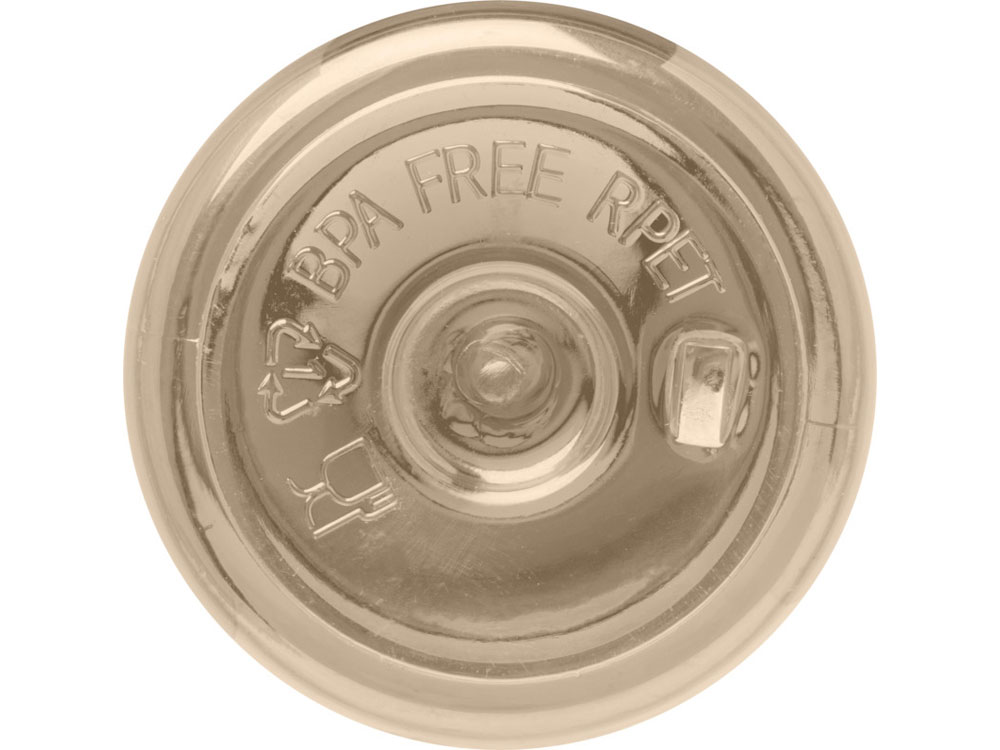 Бутылка для воды Sky/Скай из переработанной пластмассы объемом 650 мл - Бежевый-3